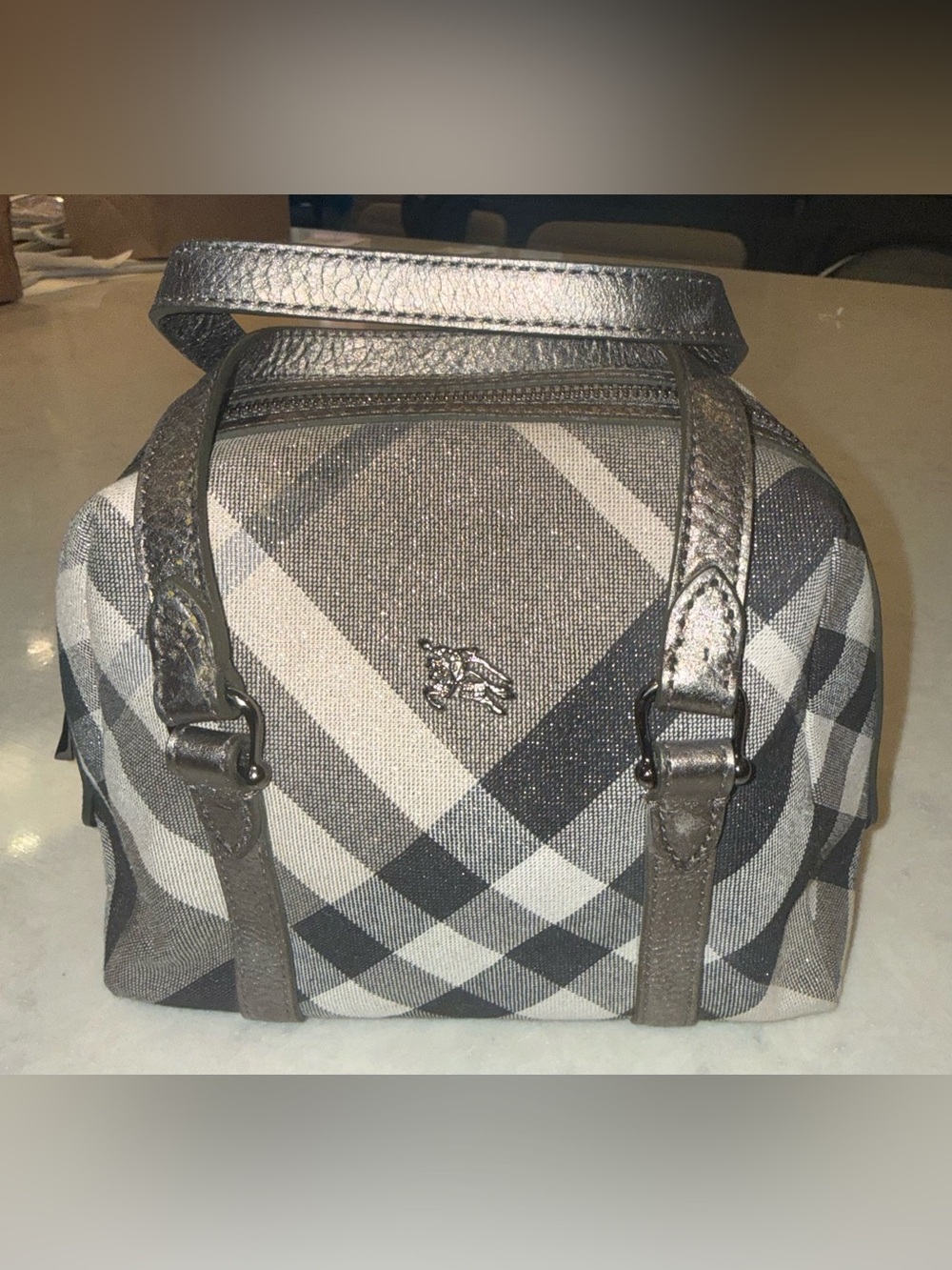 Burberry Shimmer Plaid Mini Handbag- rare/perfect condition!! No wear-